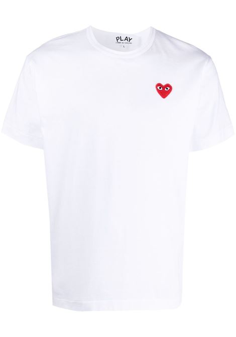 Comme des gar?ons outlet play logo print t-shirt